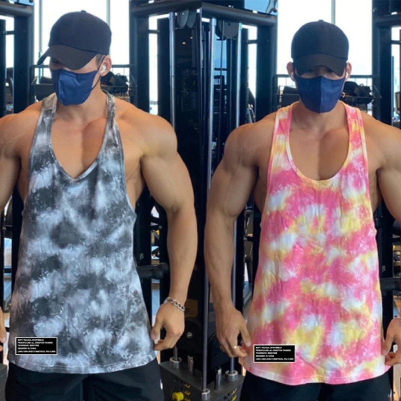

Camouflage Sleeveless Mens Fitness Tank Tops Summer Mesh Breathable Quick-dry Singlets Gym Bodybuilding Workout Muscle Shirts