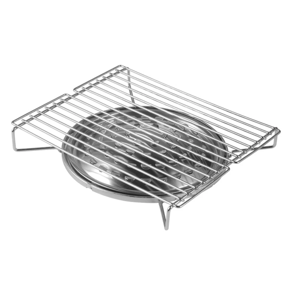 

Cylinder Grill Double Head Gas Burner Stainless Steel BBQ Portable Camping Outdoor Foldable Barbecue Shish Kebab