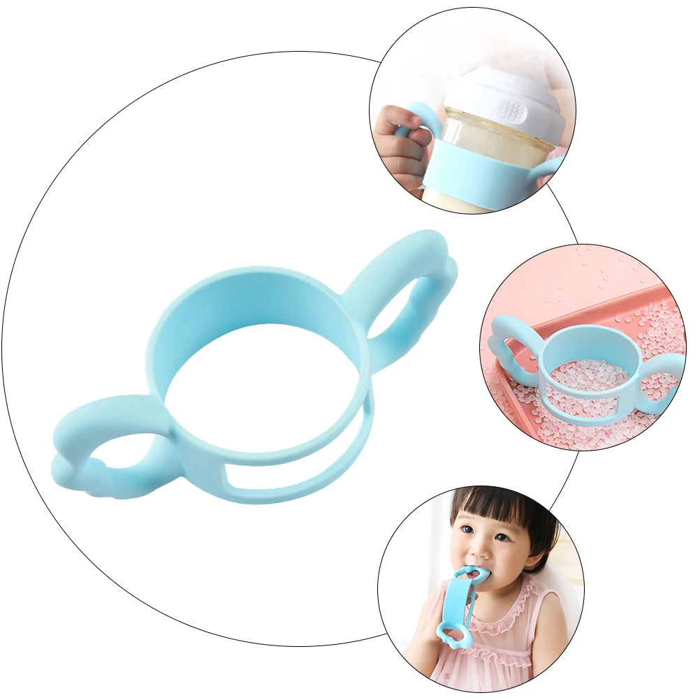 

Silicone Handle for Baby Bottle Non Slip Ergonomic Design Fit Most Milk Bottles Easy Clean Install Safe Durable Infant Feeding