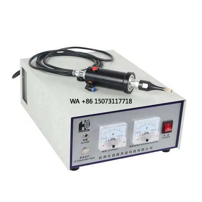 

40kHz 1500 watt ultrasonic plastic cutting machine easy to operate non-woven cutting machine handheld energy saving