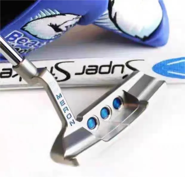 Golf Putter Limited Edition Jungle Bear Putting Trainer, hoogcontrast uitlijningshulpmiddel voor binnen-buitenoefeningen, herenputter