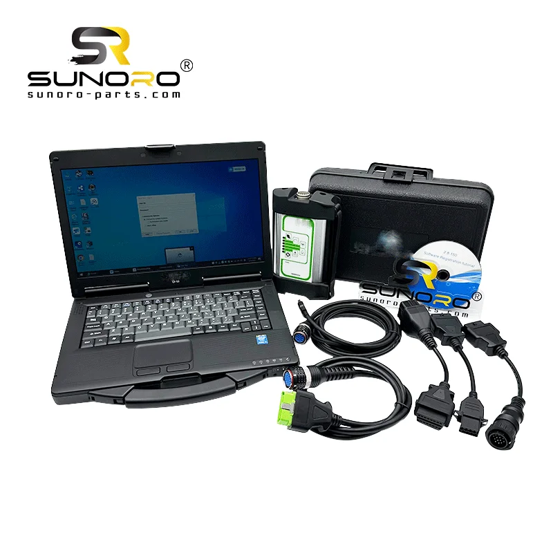 Best Quality for Vocom 88890300 for UD/Mack/ Heavy Duty Vocom Interface Scanner Truck Diagnostic Tool + CF53 Laptop