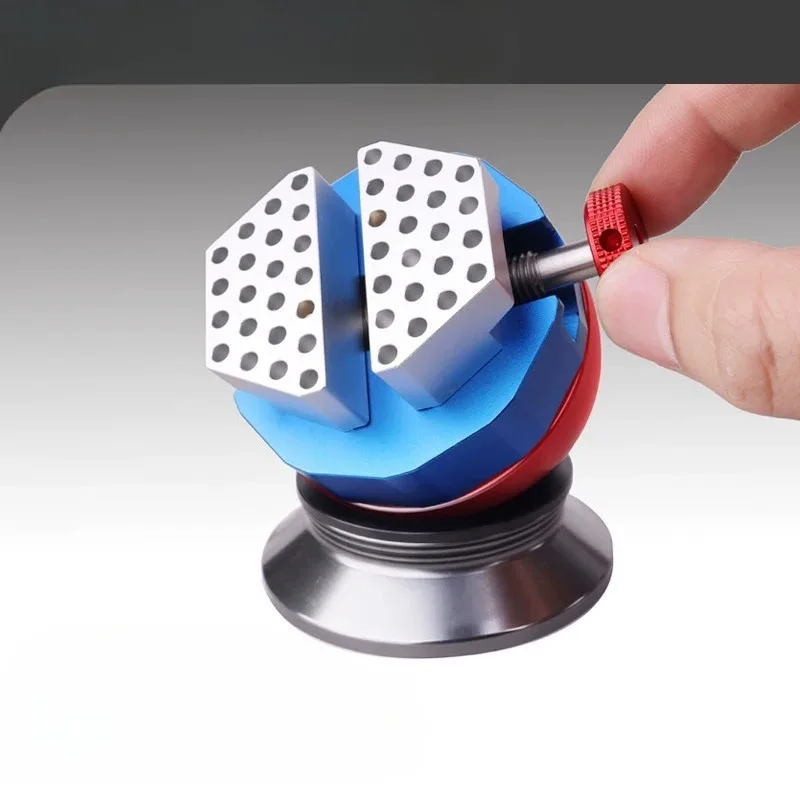 UA-90636 Universal Swivel Vise Alloy Spherical Rotating Clamp Tool Model Making Modification Workbench Holding Fixture
