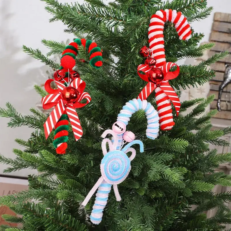 Christmas Candy Canes Decorative Christmas Candy Canes Ornaments Candy Canes Christmas Tree Decorations for Christmas Birthday