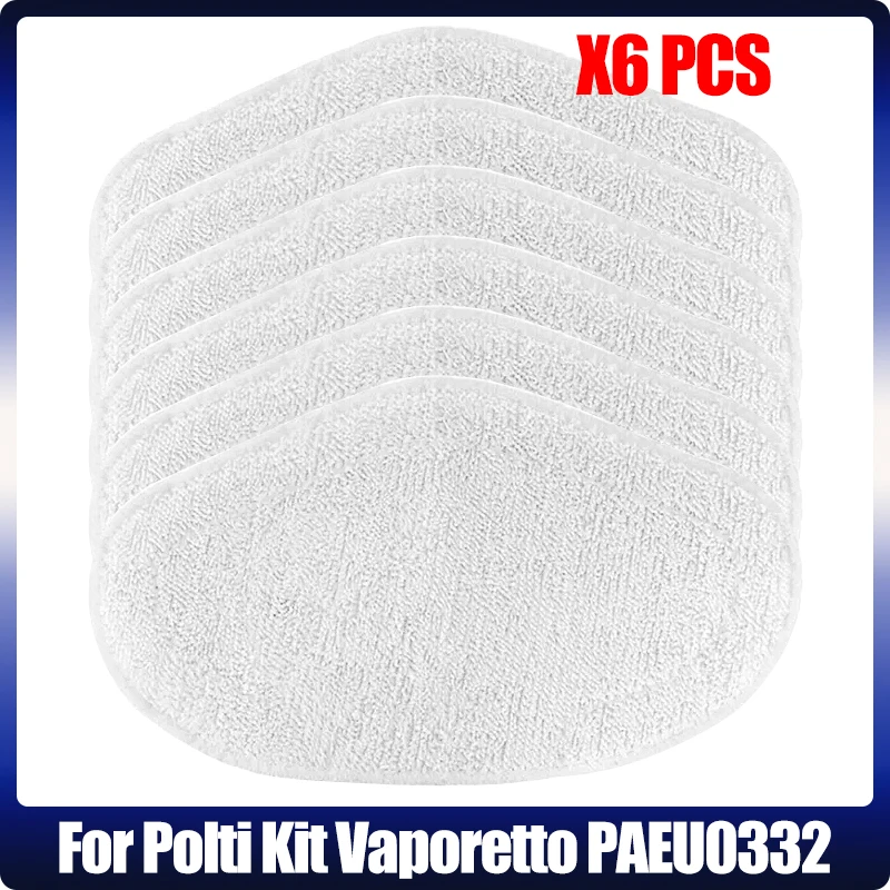 Mop Pads for Polti Kit Vaporetto PAEU0332 Steam Vacuum Cleaner Microfibre Mop Cloth Replacement Parts Accessories Washable Rags