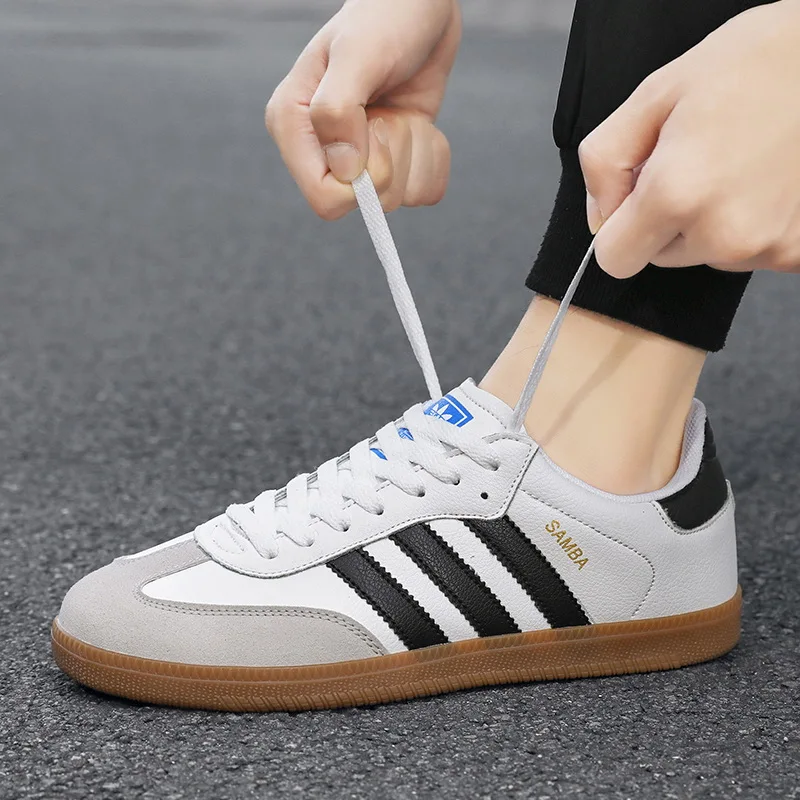 

Men's casual sports shoes, breathable vulcanized shoes, lightweight leather running shoes, jogging couple, tennis walking shoes
