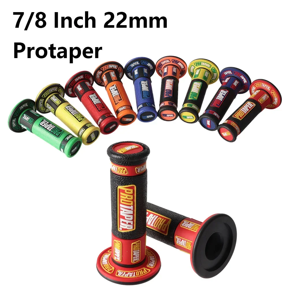 7/8 Inch 22mm Motorcycle Grip Rubber Grip Handlebar for Protaper Superbike Wrist Pit Dirt Bike Motocross Cuff Cover Accessories