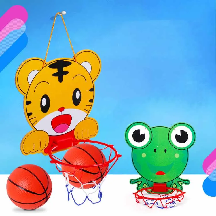 Kids Indoor Shooting Basketball Toys Basketball Board Hanging Basketball Holder Parent-child Interaction Sports Shooting Toys