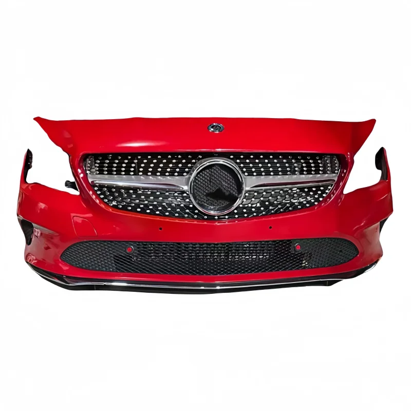 for -CLA W117 CLA200 CLA220 High Quality Screw-On Front Bumper Car Body Kit Parts