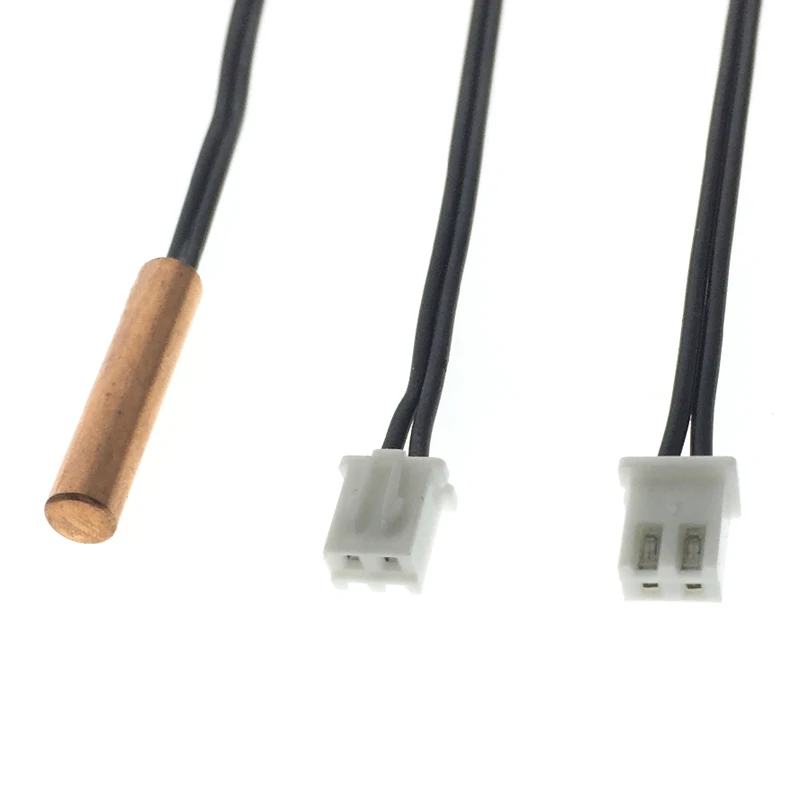 10K Resistance Copper Cylinder 5x25 Probe B Value 3950/3435 Long 1m NTC Thermistor Temperature Sensor With XH Plug