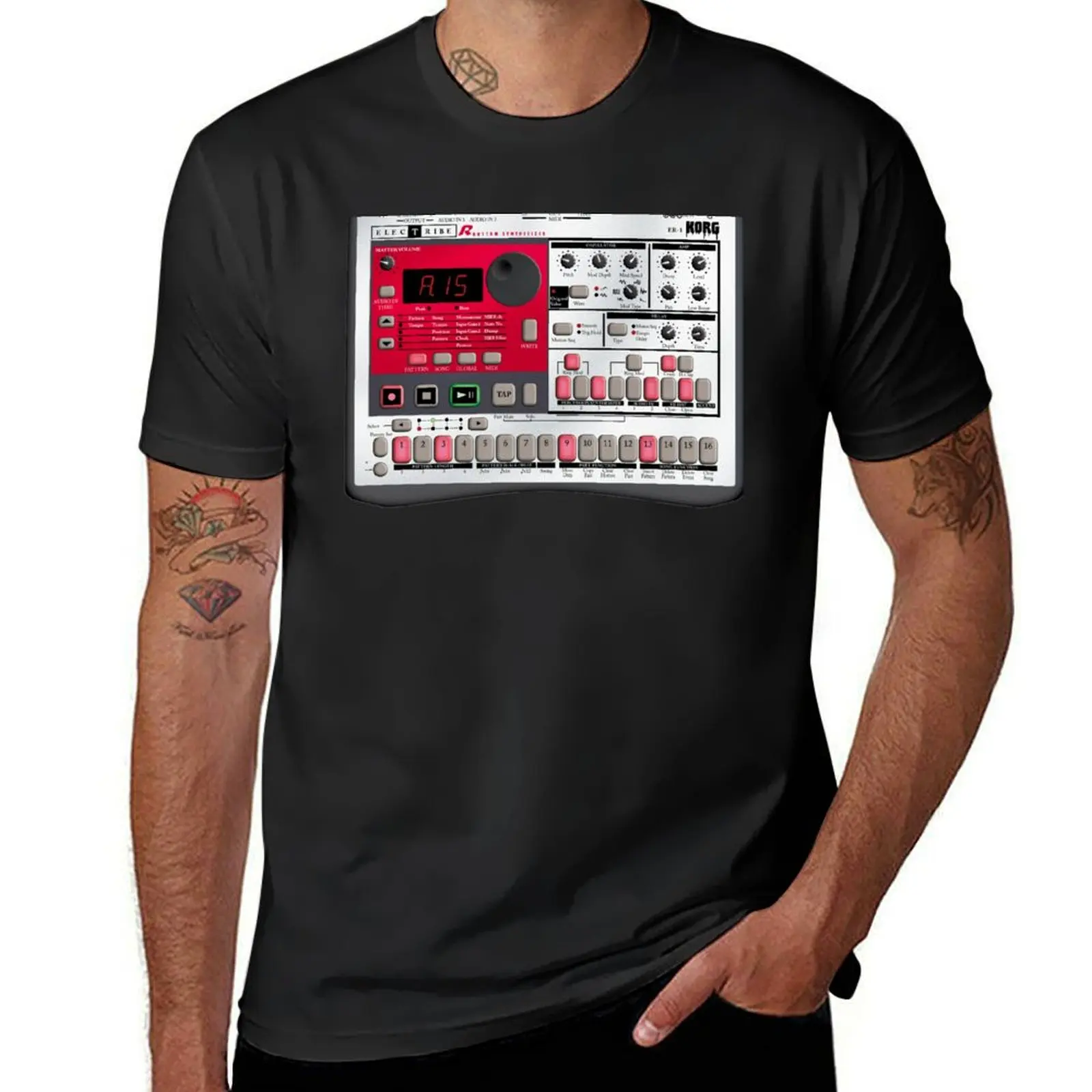 

The legendery Rhythem Syntesizer ER1 full colored version preferably on light shirts T-Shirt vintage clothes anime shirts men