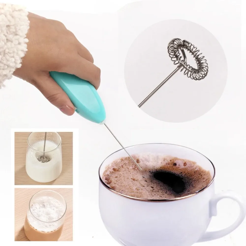 Mini Electric Whisk Household Handheld Mixer Milk Beater BakingTools Kitchen Supplies Cream Whipping Whip The Eggs With Cream