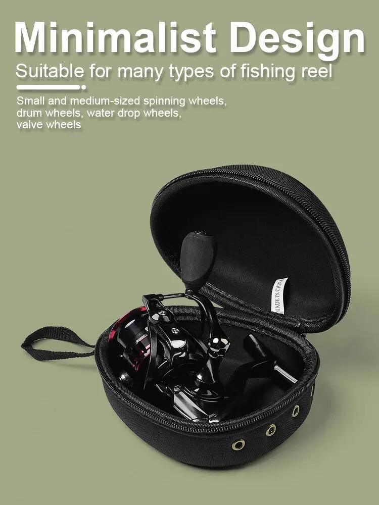Tragbare EVA Angelrolle Tasche Schutzhülle Abdeckung Für Trommel/Spinning/Raft Reel Angeln Tasche Tasche Angeln Zubehör – Detail 4