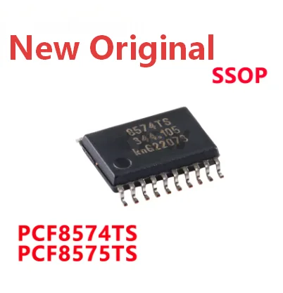 5PCS  New PCF8574TS 8574TS SSOP20 PCF8575TS 8575TS SSOP24 Interface extender chip In Stock