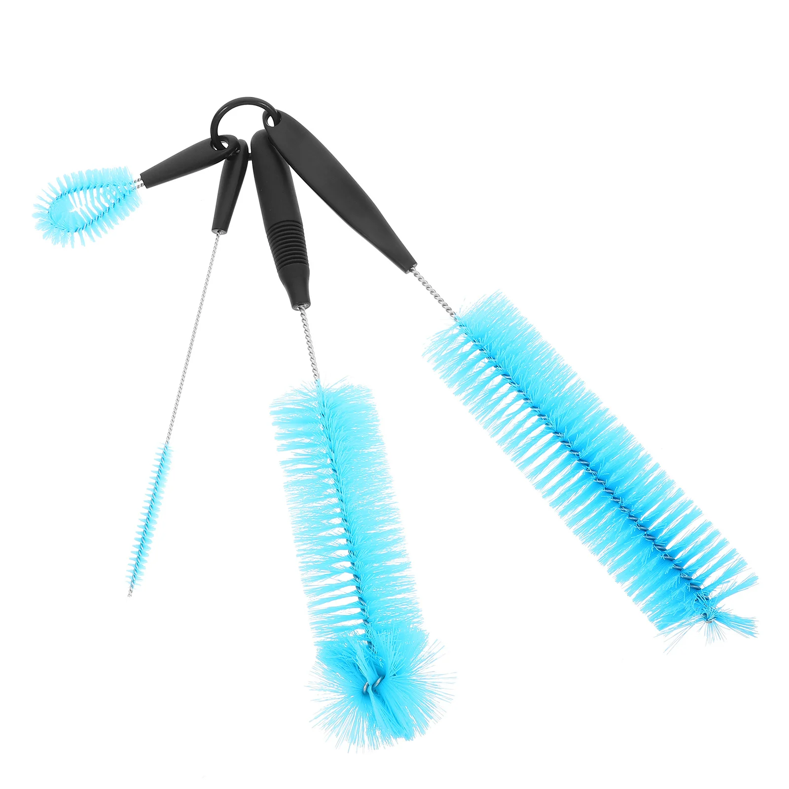 

4Pcs Long Handle Bottle Brush Heavy Duty Nylon Bristle Cup Cleaning Brush Perfect for Water Bottle Glass Jar Cleaning