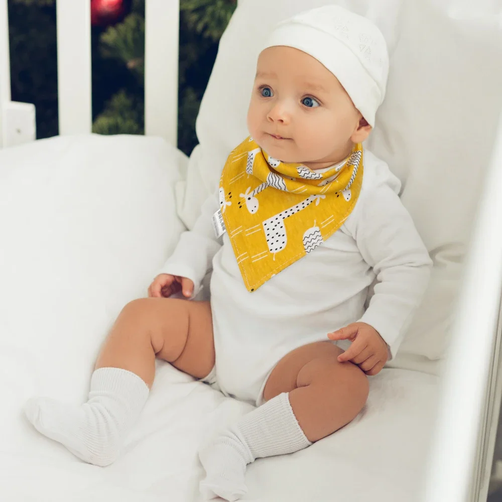 Śliniaki dla dzieci i śliniaki dla niemowląt organiczna Bandana bawełniana śliniaki kreskówka niemowlę dziewczynka chłopiec śliniak śliniaczek