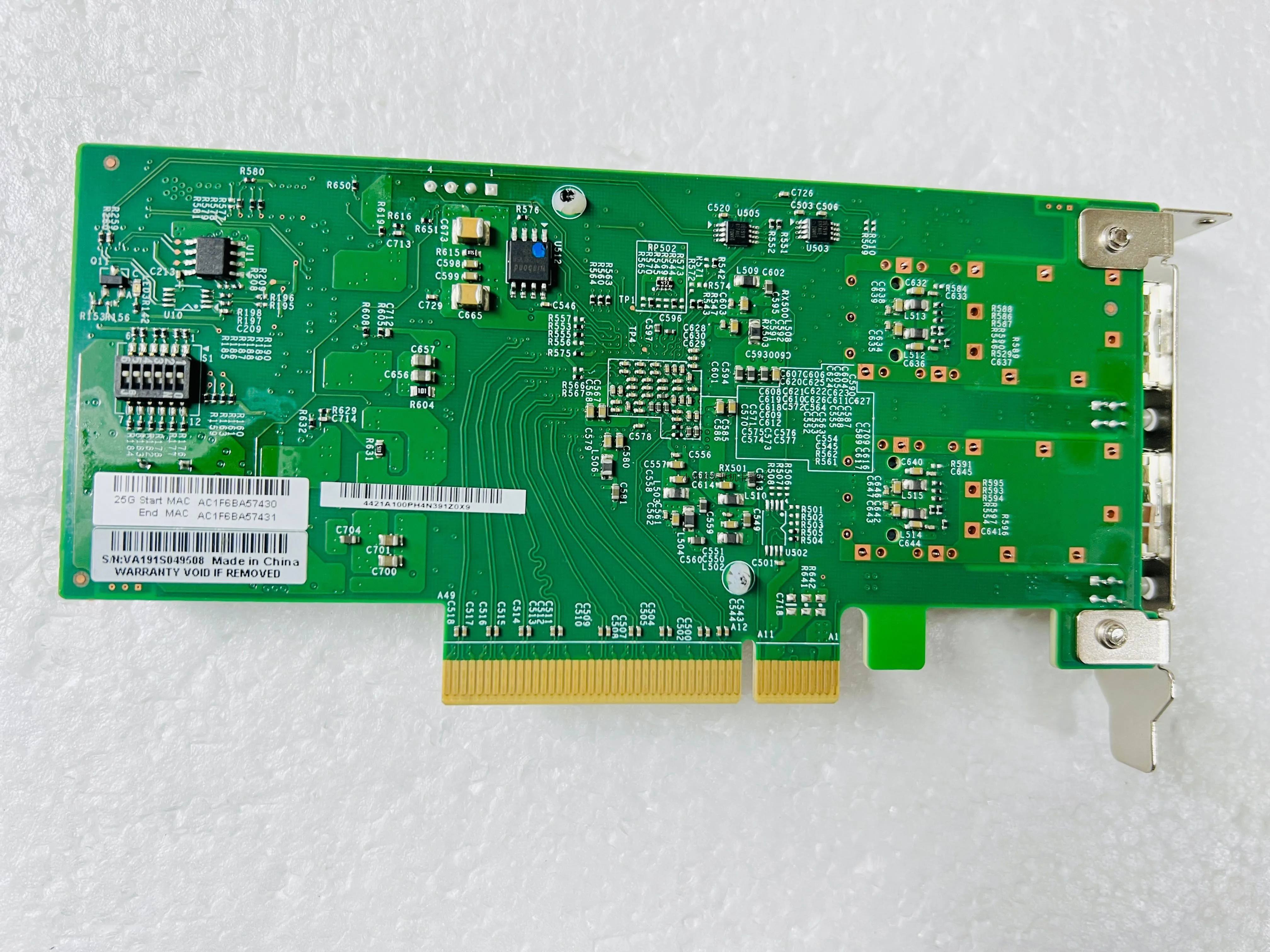 For Supermicro dual-port 25g SFP +Mellanox CX-40GB network card AOC-S25G-M2S