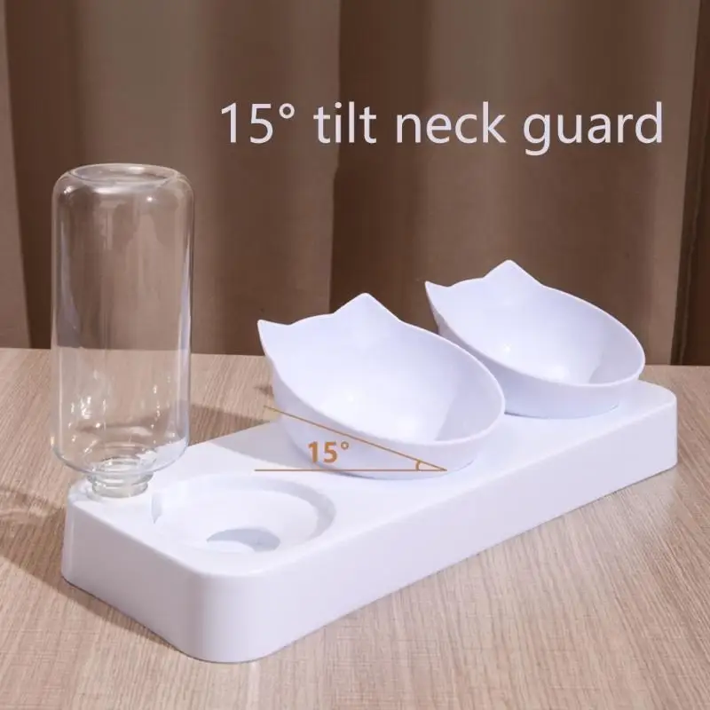 E8BD 3-in-1 Dog Water Bowl Pet Bowl Automatic FeederPet Feeder And Waterer Dog Drinking Bottle