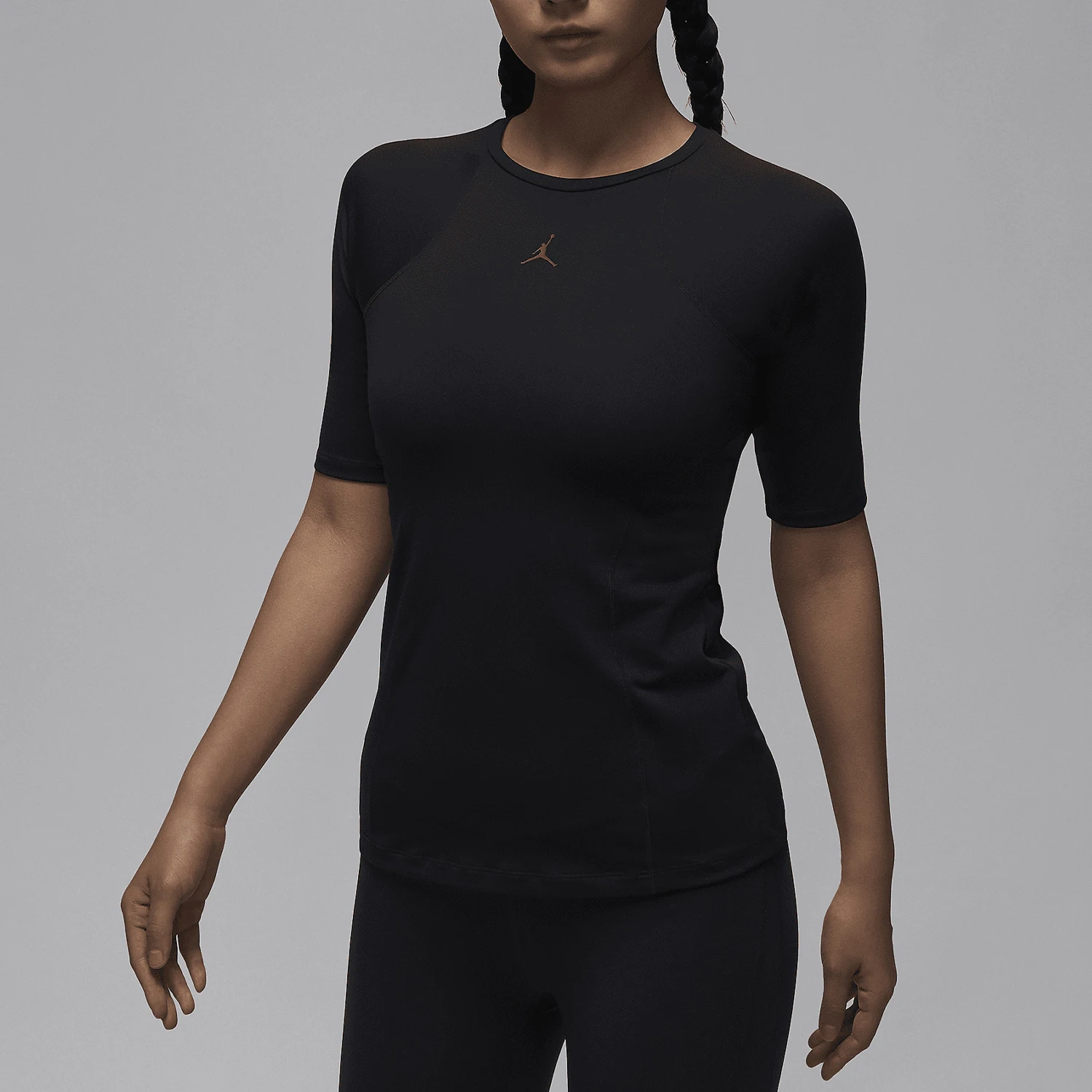 Nike genuine Jordan new women's casual slim fit round neck short sleeved T-shirt FN5160-010