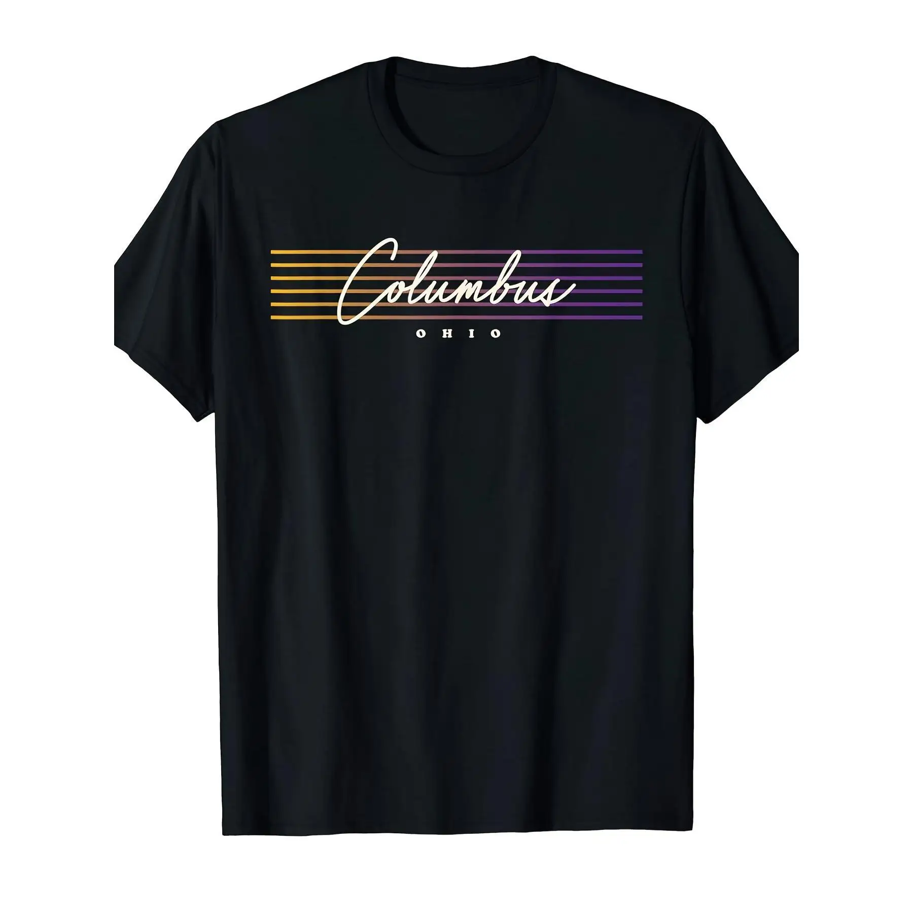 

Vintage Columbus Ohio T-shirt Women Men Retro City State Graphic Tees Streetwear Casual Souvenir Tops Travel Gifts