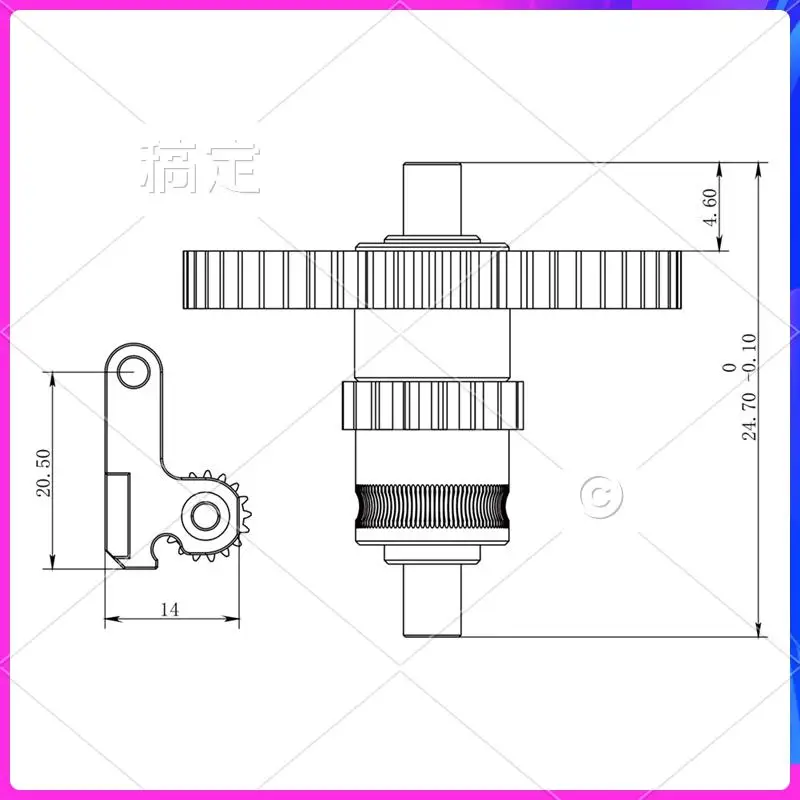 

AP-экструдер, обновленные детали, комплект закаленных шестерен с ЧПУ, шестерня экструдера для экструдера Flashforge Adventurer 5M/5M Pro