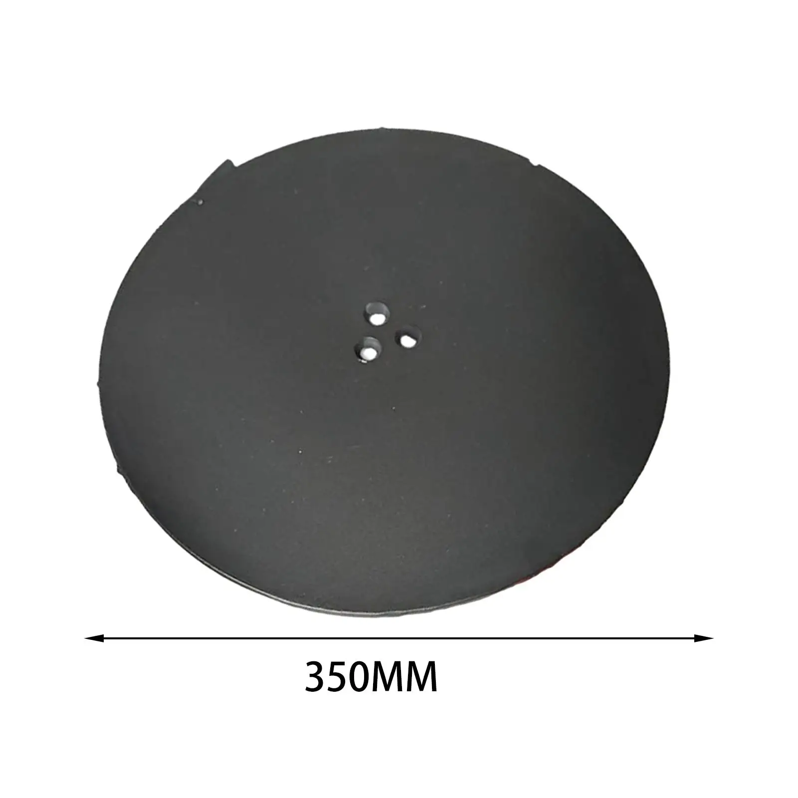 Durable Bar Stool Disc Chair Base Plate 350mm Iron Replacement Part for Office Computer Chair Round Bottom Seat