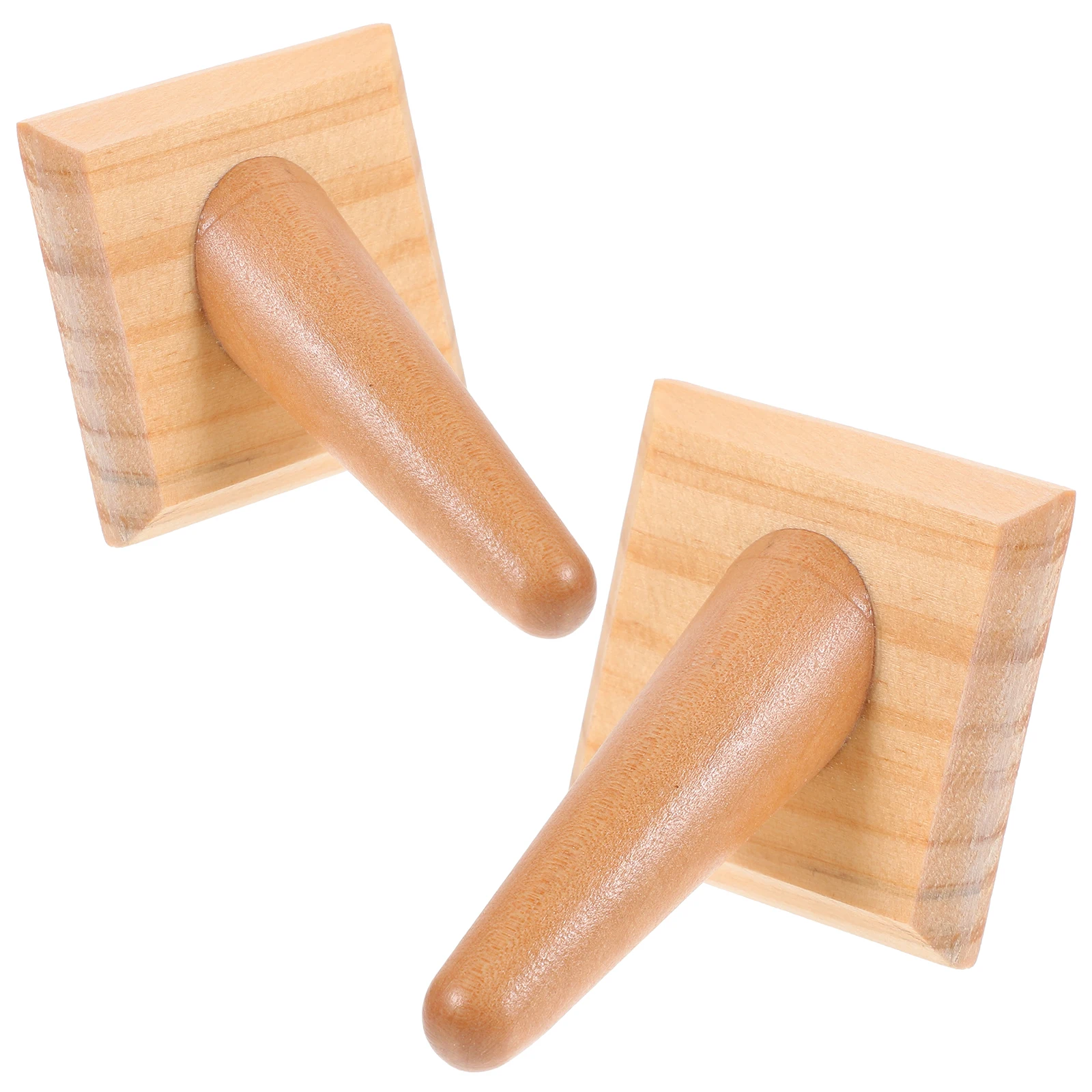 

2 Pcs Base Jewelry Holder St Wood Ring Display Practical Simple Perfect Wood Display St Home Retail