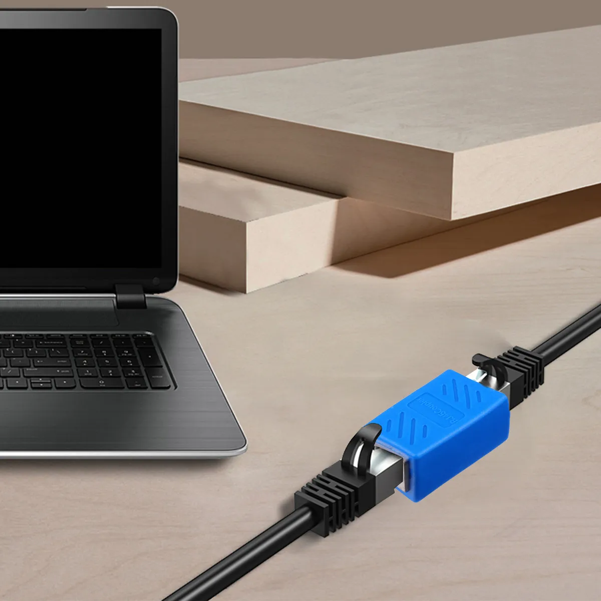5Pcs Network Cable Extender Adapter High Quality Thick Pcb Accurate Signal Network Connector Compact Size for Professional Home