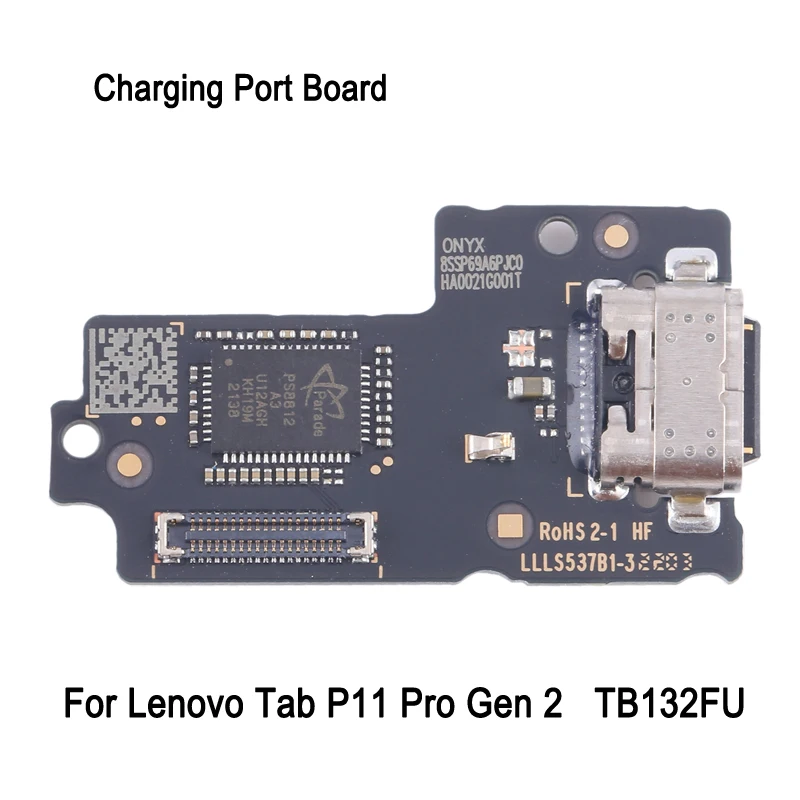 USB Charging Port Board For Lenovo Tab P11 Pro Gen 2 TB132FU Replacement Spare Part