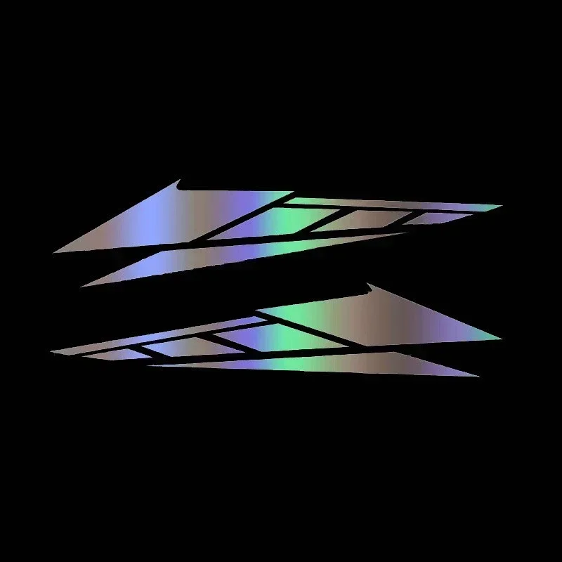 

2 шт. 20*4,7 см светоотражающие наклейки для мотоциклов, устойчивые к царапинам, наклейки на хвостовую коробку для скутера, водостойкие декоративные наклейки для мотоцикла и автомобиля