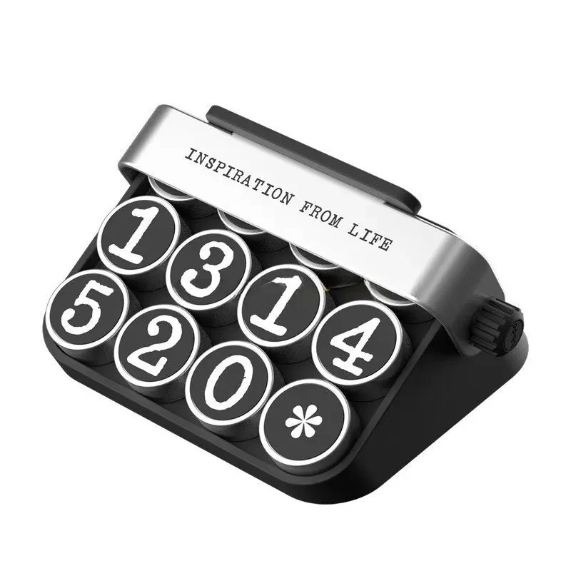 Typewriter Temporary parking number Moving car phone number