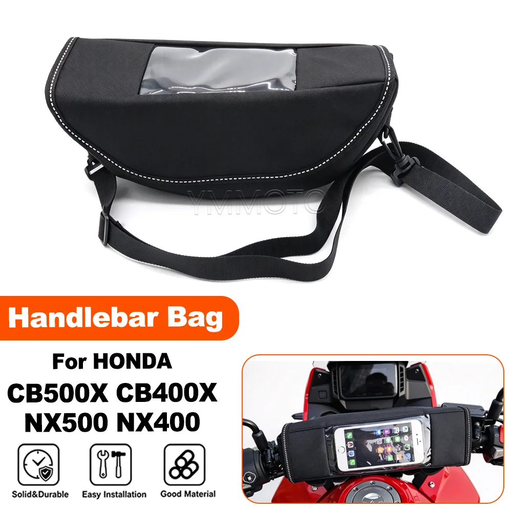 For HONDA CB500X CB400X CB 500X 400X NX500 NX400 NX 500 Motorcycle Waterproof Handlebar Bag Travel Storage Tool Navigation Bag