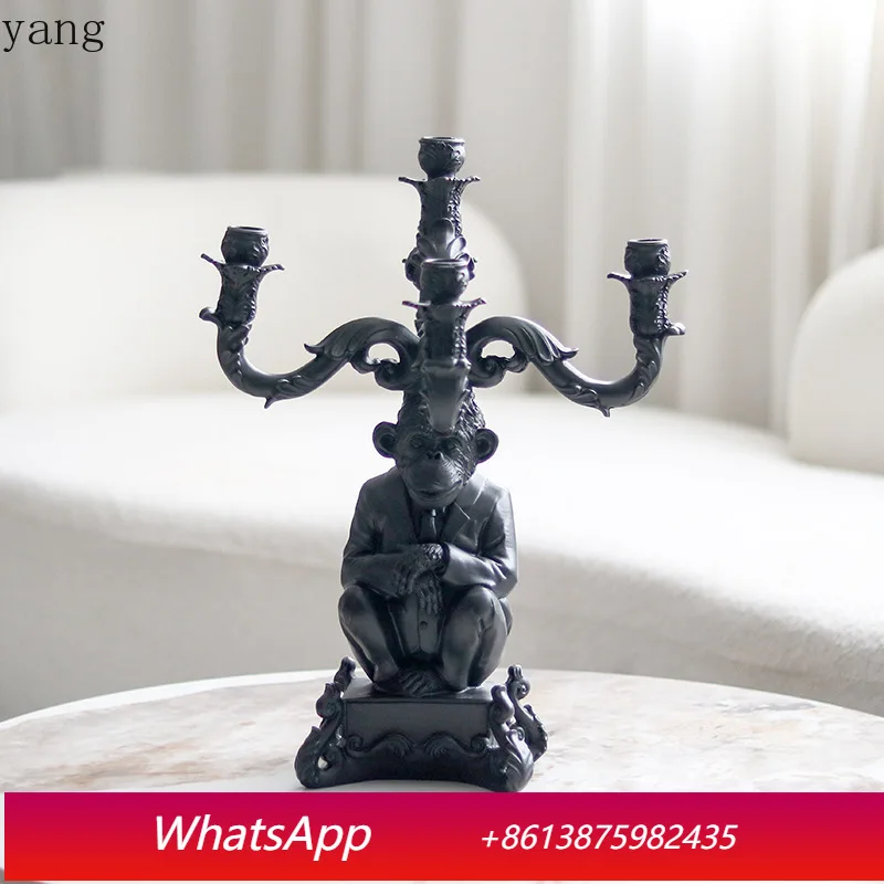 

Cx abstract orangutan candle holder retro decoration ornament model room B & B living room bedroom entrance handicrafts