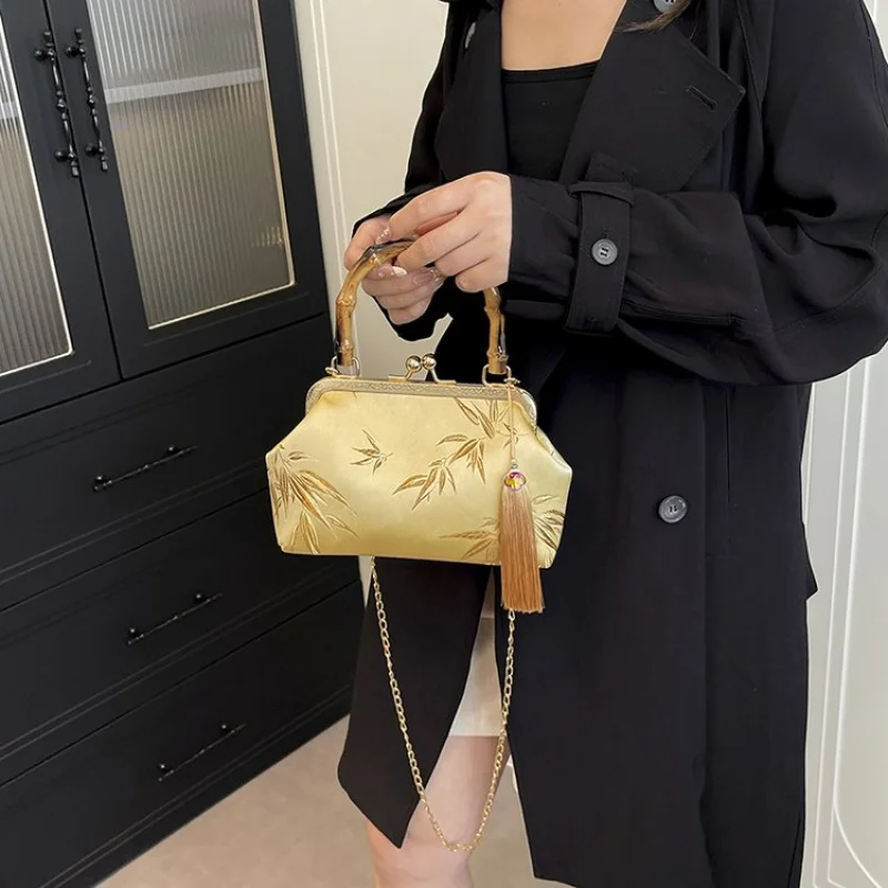 

Популярная классическая высококачественная кожаная женская сумка на плечо, роскошная брендовая модная элегантная винтажная повседневная пригородная сумка ​