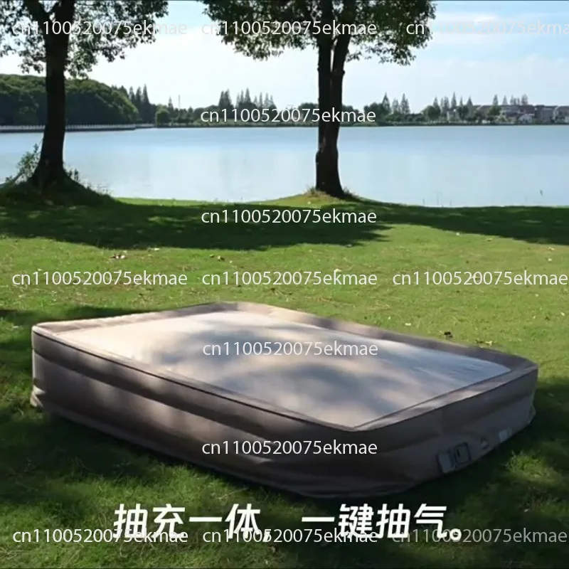 Automatic inflatable mattress floor-to-ceiling bed, household heightened inflatable double sleeping mat