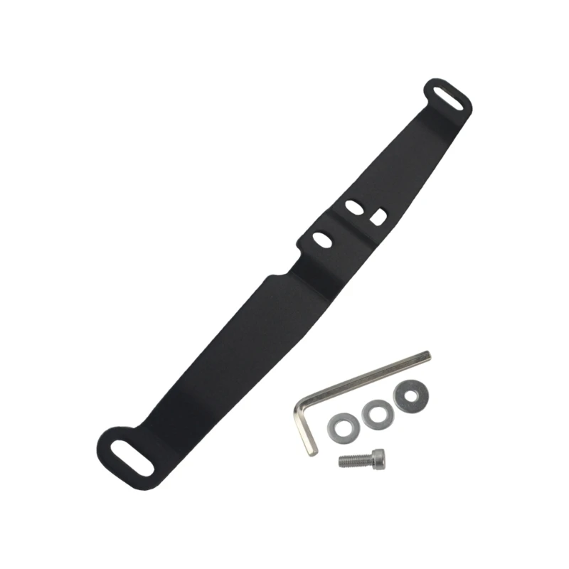 Metal Horn Installation Bracket with Slot and Center Hole Layout, Vehicle-Fit Mounting Support for Horn Replacement R6FB
