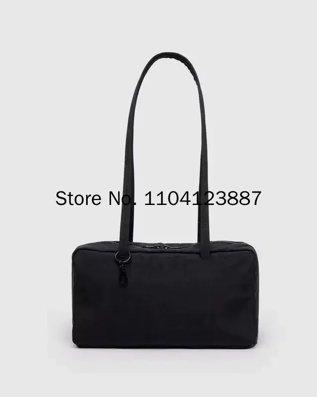 Nylon Quadratische Schultertasche Große Kapazität Canvas-Handtasche Leichte Reißverschluss-Tragetasche Tägliche Pendler-Reisetasche Aufbewahrungstasche Fitness-Geschenk – Detail 15