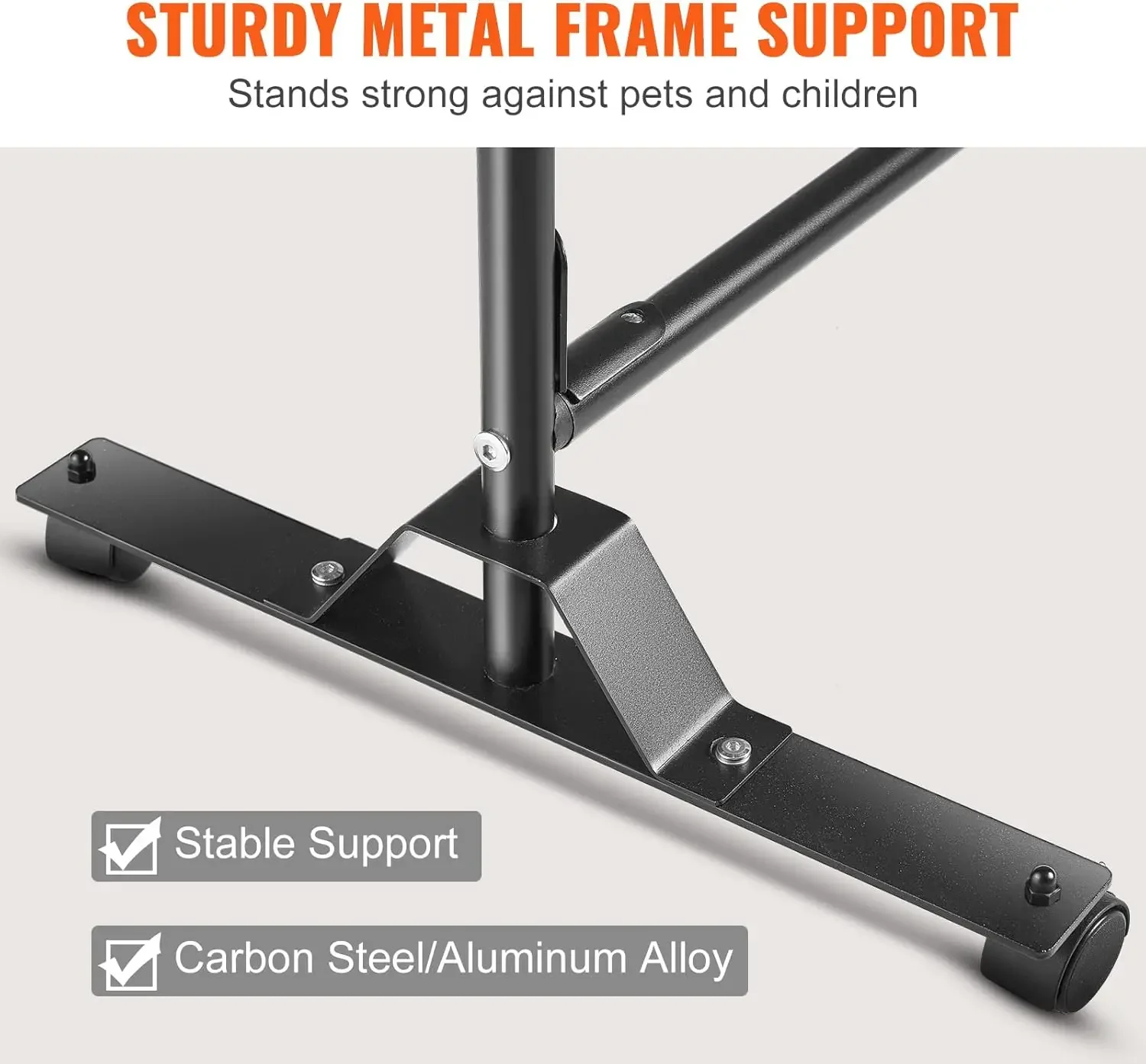 Room Divider Panel, 8 ft x 10 ft Portable Panel Room Divider with Wheels Curtain Divider Stand