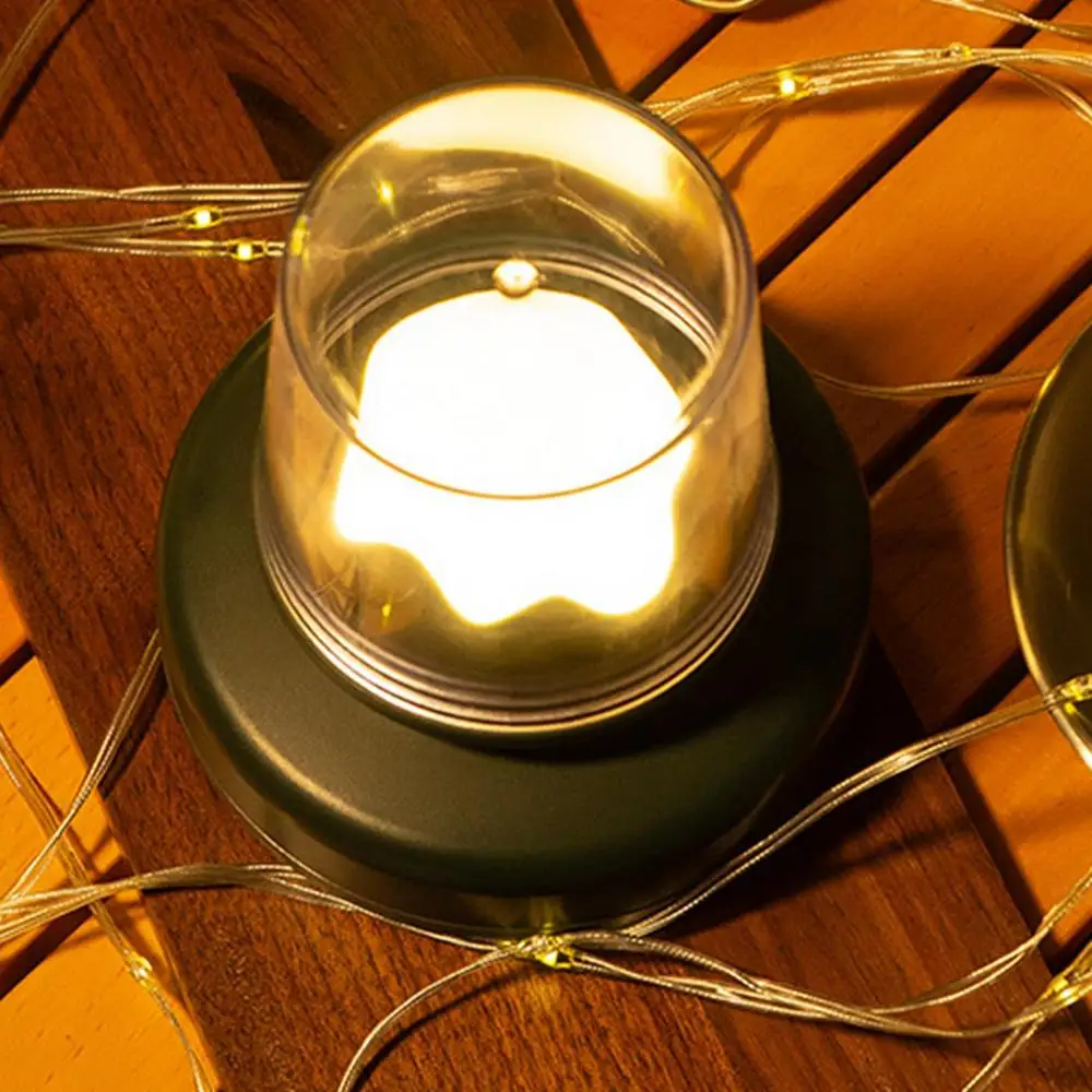 Portable Outdoor Camping Tent LED String Light 10M Recyclable String Lights Ambient Decorative for Night Market Birthday Party