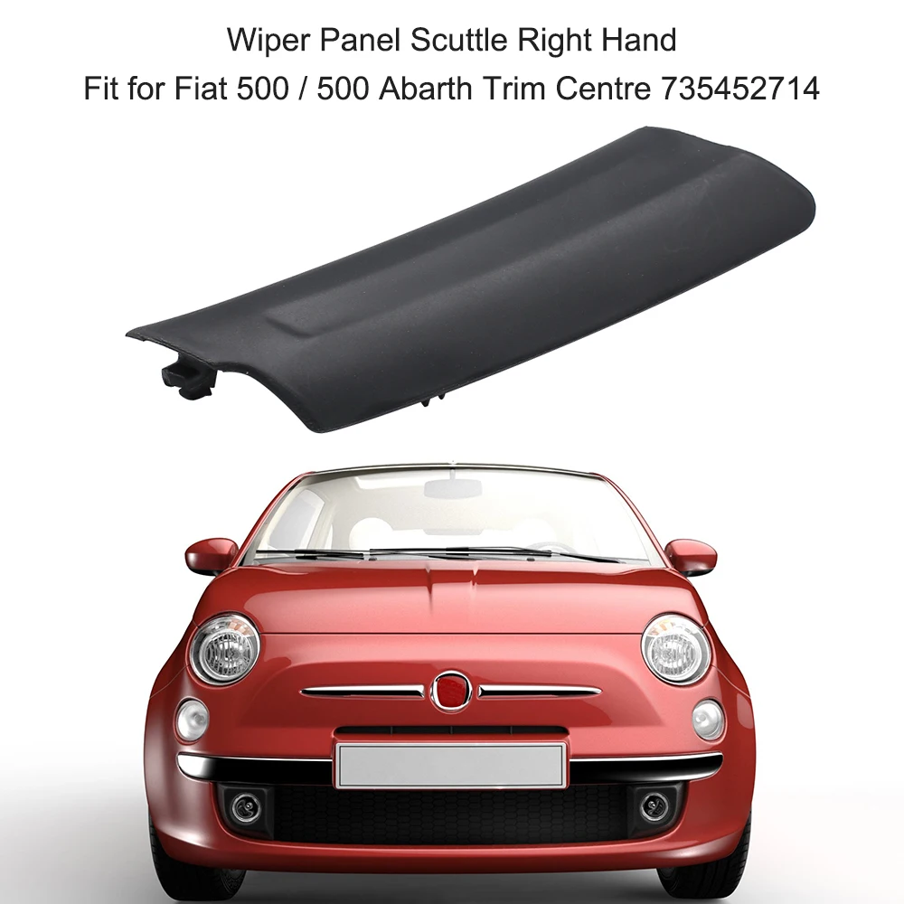 Wiper Panel Scuttle Left Hand Fit for Fiat 500 / 500 Abarth Trim Centre 735452714