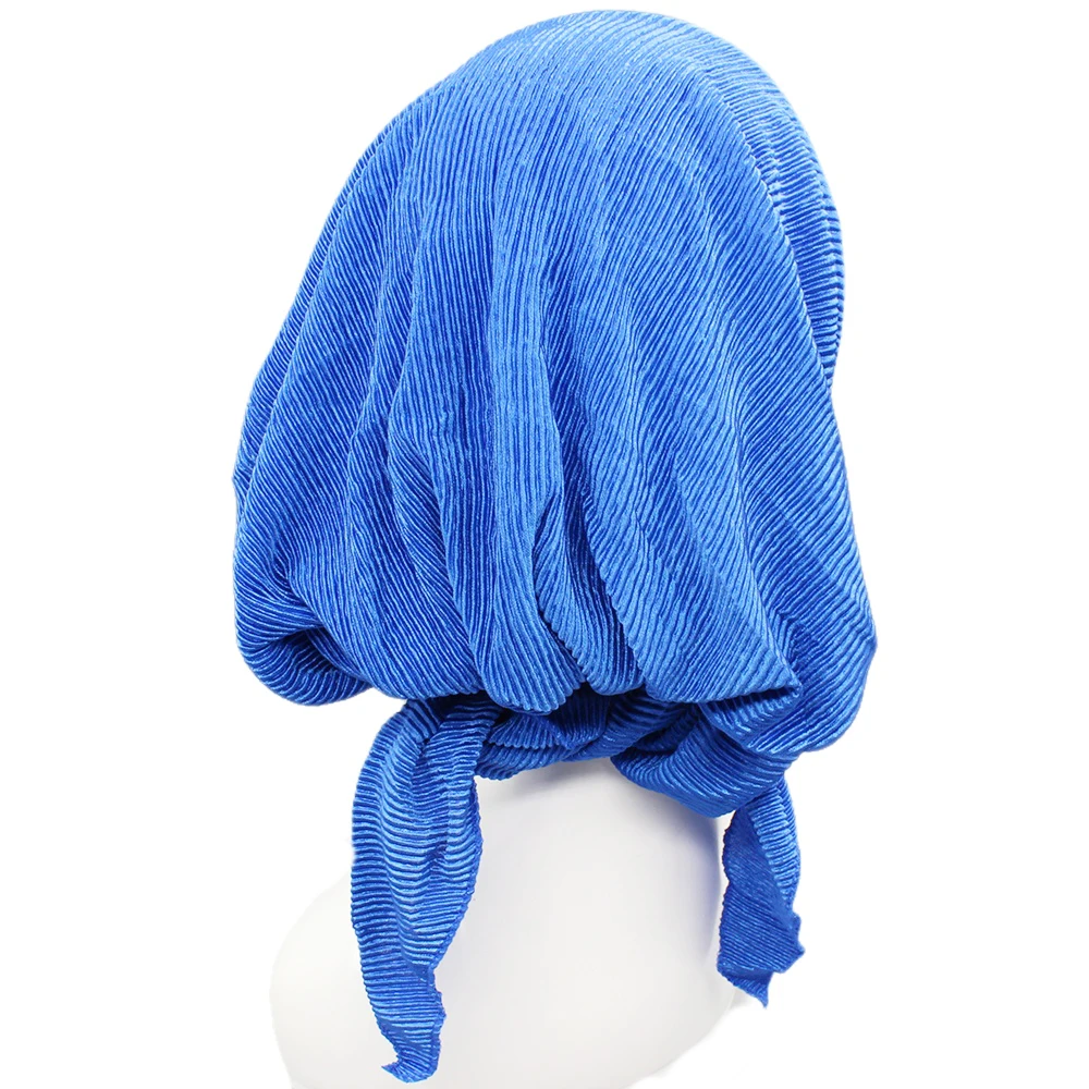 Chemo Women Solid Design Bandany Girl Skullies Beanie Turban Head Wrap For Hair Loss Cap Headwear Lady Rural Female HT233