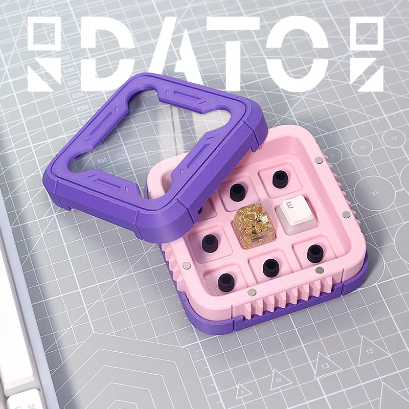 

JX9 Keycaps Storage Box Customized 3D Printed Personalized Dust-proof Storage Box Transparent Mechanical Keyboard Accessories