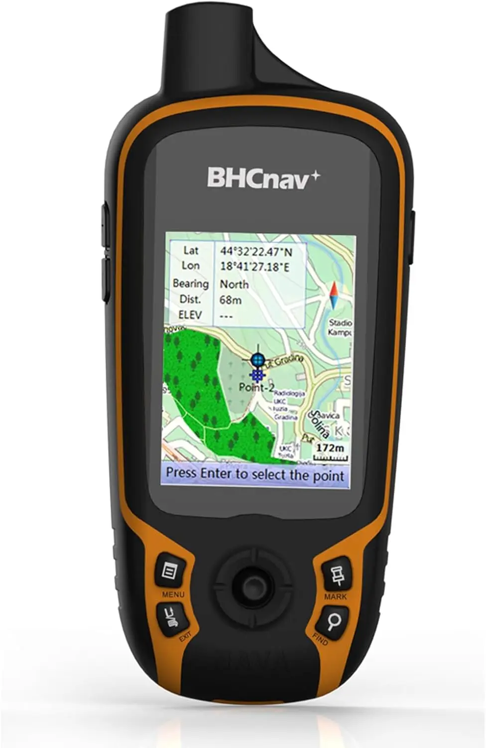 NAVA F30 Handheld GPS Navigation Device, Colorful Map Display, Land Accuracy Surveying Equipment for Outdoor Hiking Hunting Trav