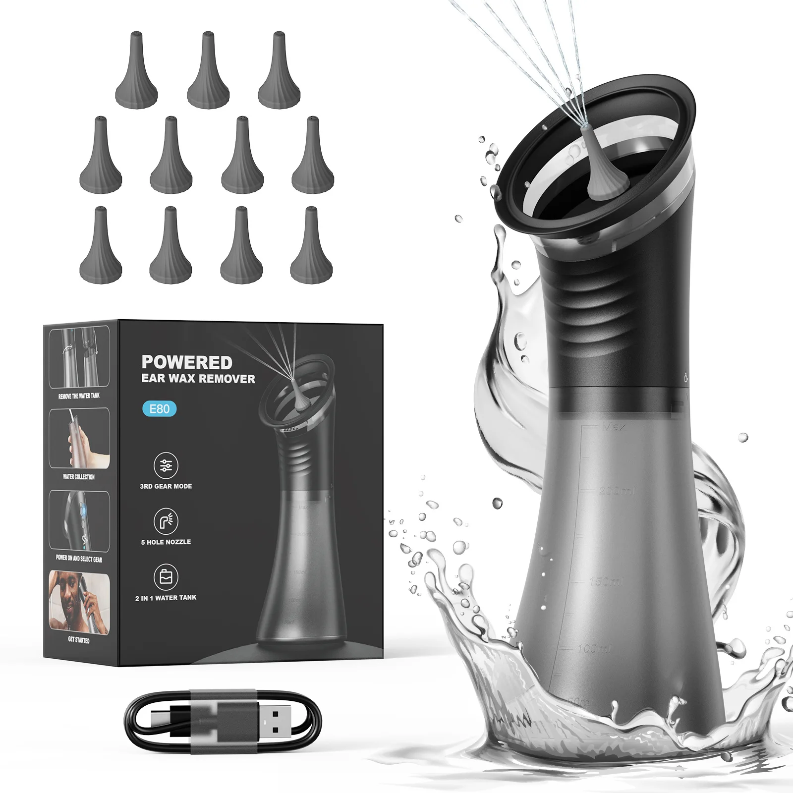 electric-ear-wax-removal-kit-with-water-flusher-suctionadjustable-pressure-waste-reservoir-usb-charging-ear-cleaning-tool
