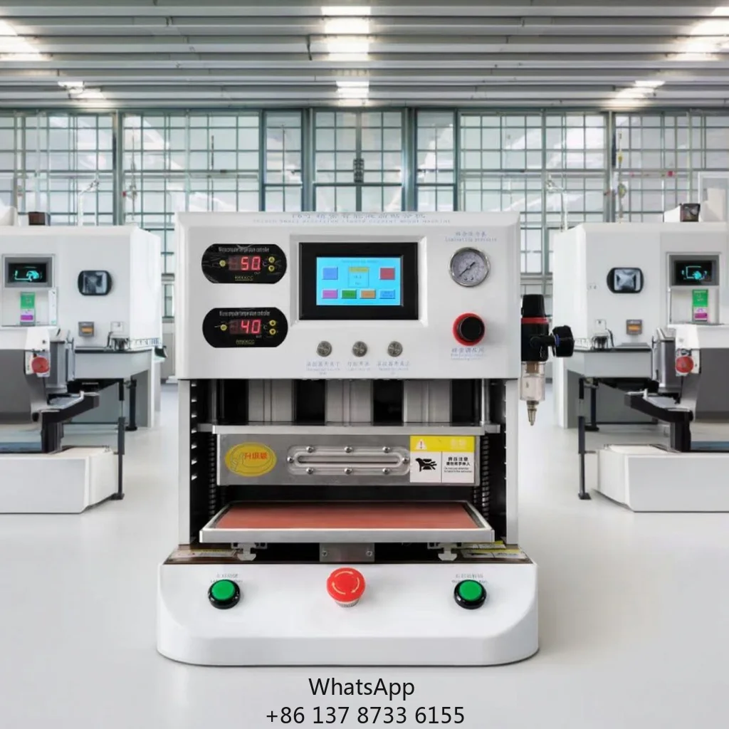 New 3-in-1 LCD Repair OCA Laminating Machine With Bubble Removal Function Automatic Vacuum Glass Laminator For Phone Maintenance