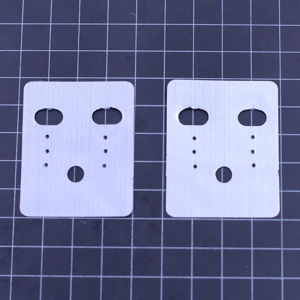 500Pcs Earring Hooks Holders Displays Cards Plastic Favor Label Tag Exquisite Gift Jewelry DIY Findings 48x38mm