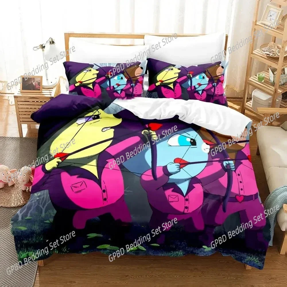 

Cartoon Unicorn Wars Bedding Set Duvet Cover Bed Set Quilt Cover Pillowcase Comforter king Queen Size Boys Adult Bedding