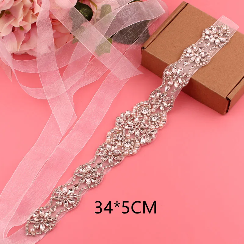Damengürtel, Kristallgürtel, Hochzeitskleid-Accessoires, Diamant-Brautgürtel, Hochzeitszubehör – Detail 6