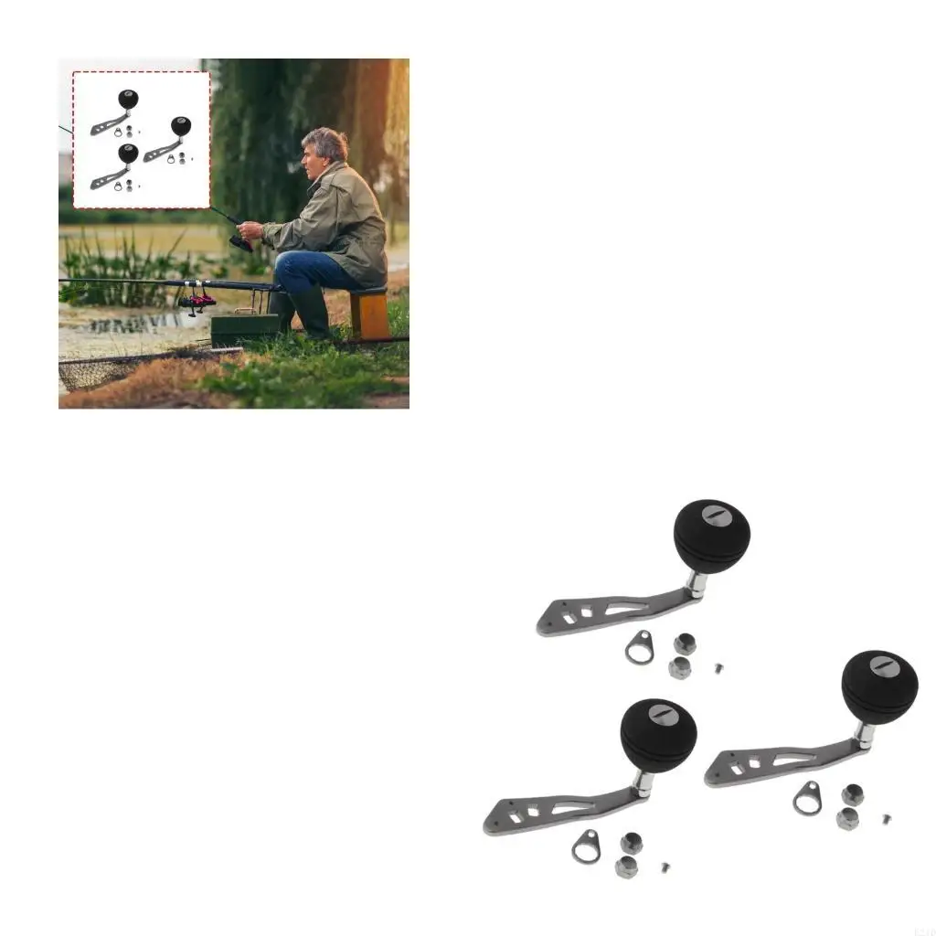 

Single Fishing Reel Handle Baitcasting Reel Power Handle Aluminum Fishing Rotating Reel Rocker Fishing Tackle Tool