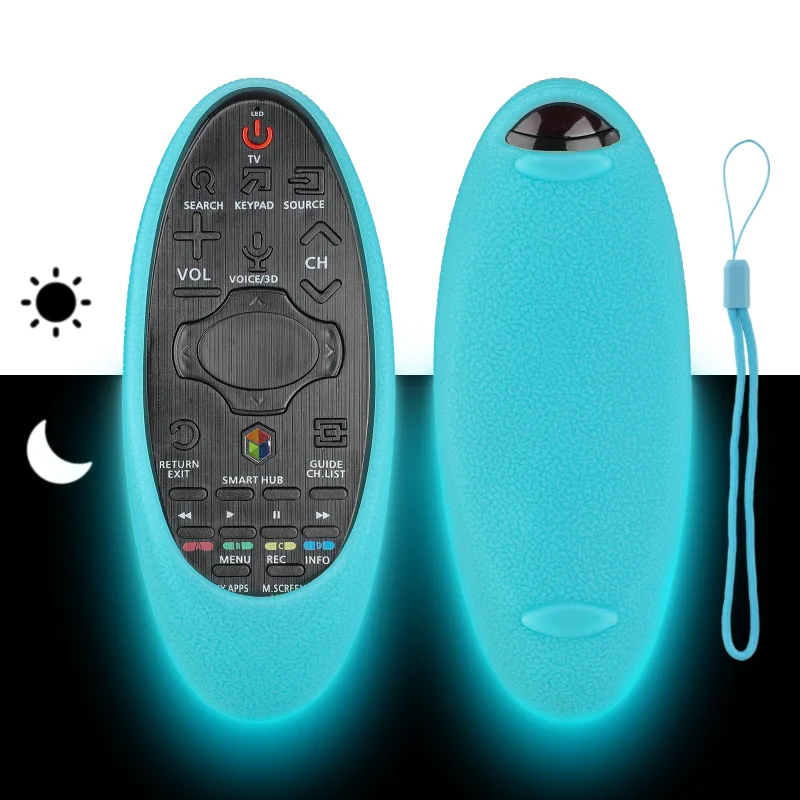Silicone Remote Control Case For Samsung BN59-01185F Magic TV Remote Shockproof Protective Shell Cover With a Lanyard